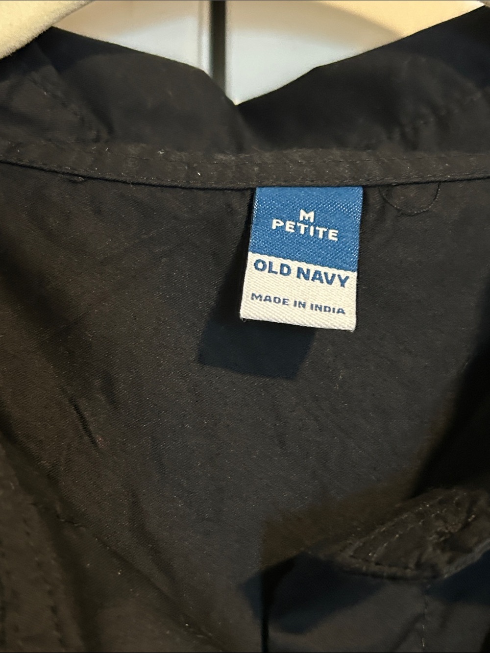 NWT Old Navy Button-Front Mini Shirt Dress Women's Petite Medium - Picture 9 of 9